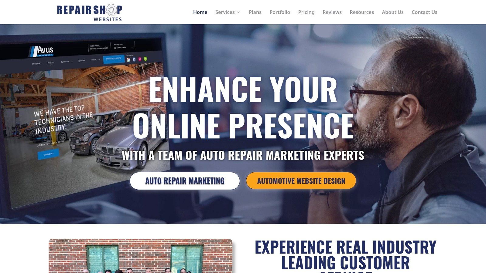 Repair Shop Websites