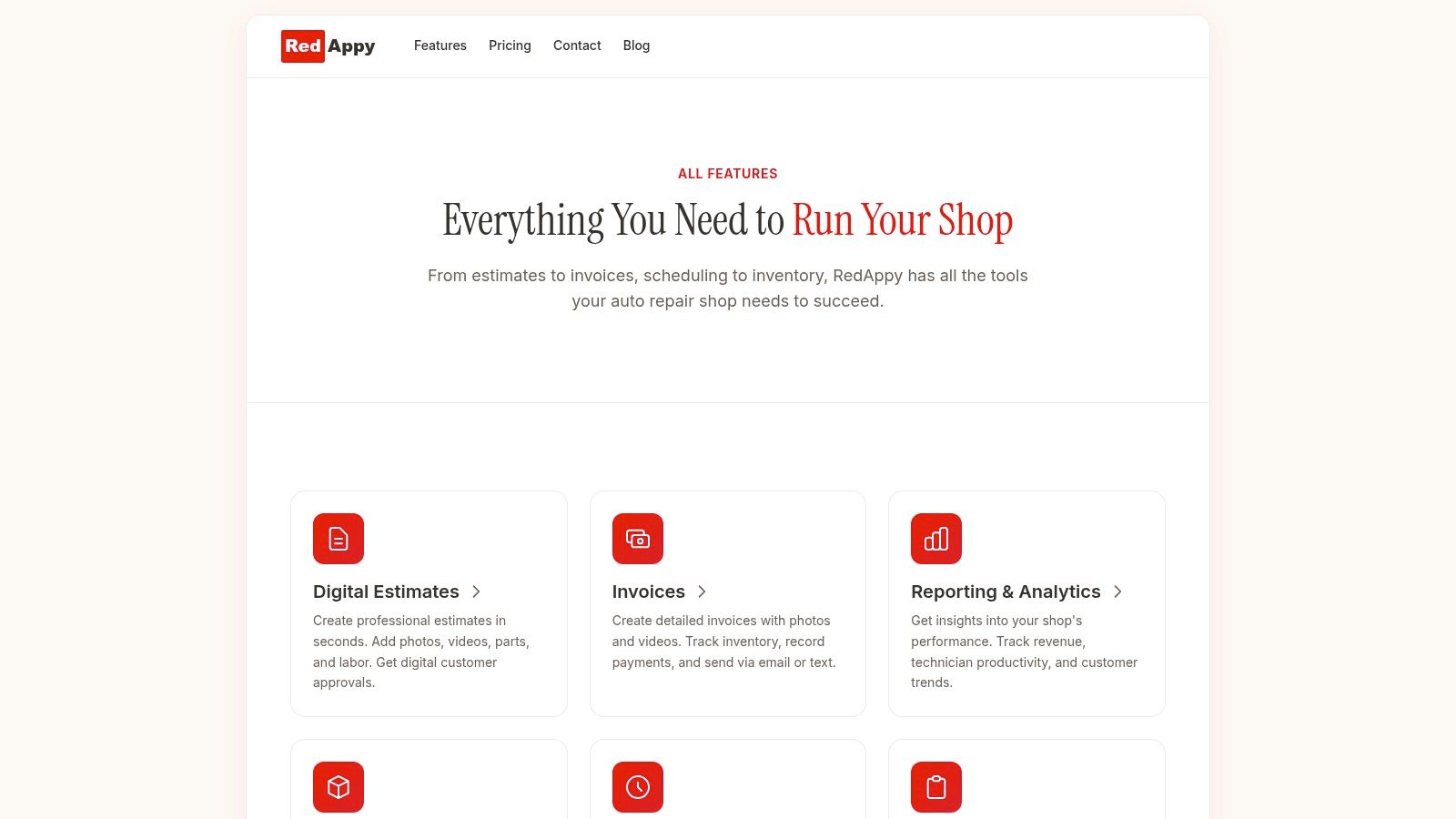 Screenshot from https://www.redappy.com/features