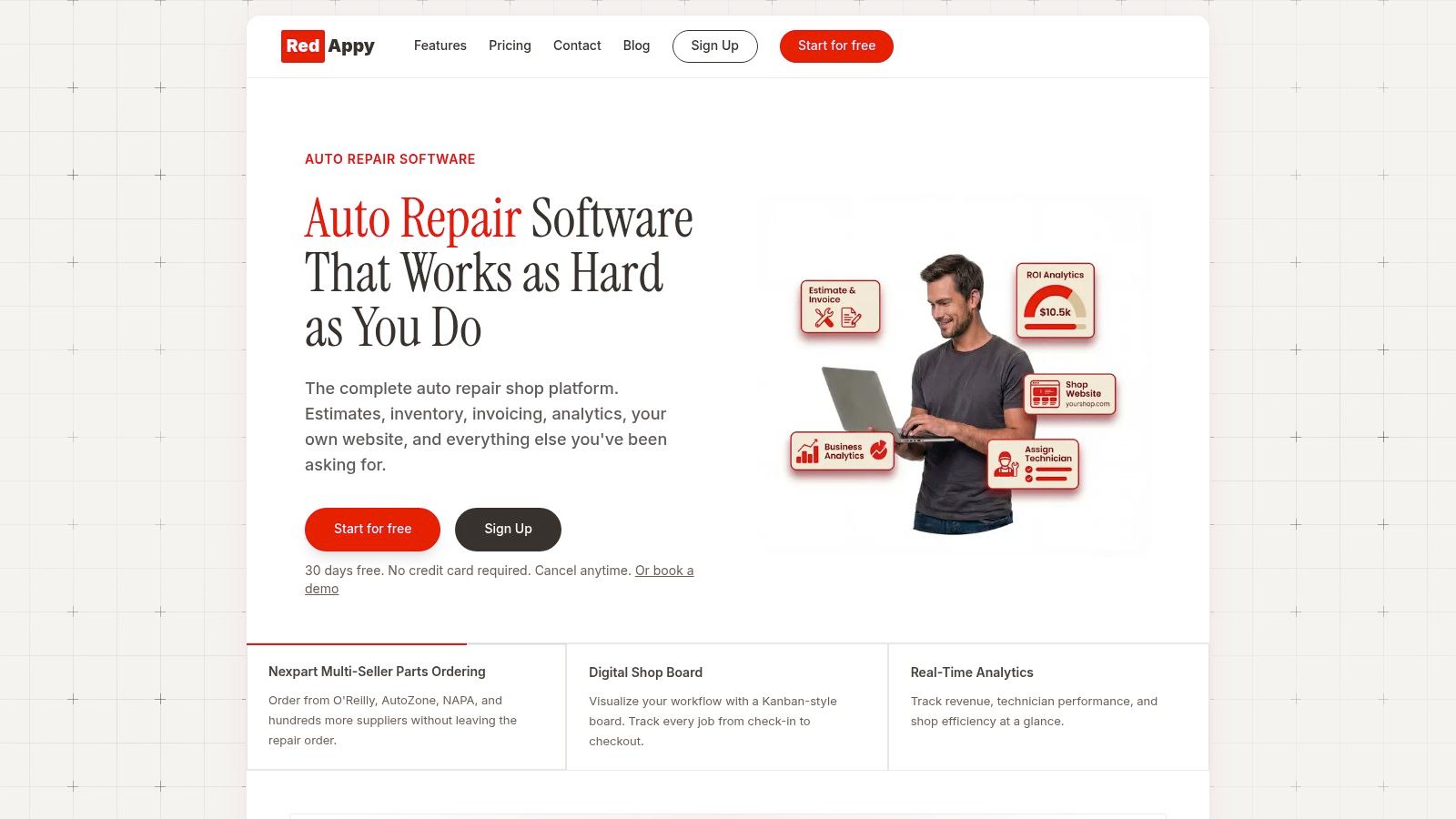 Screenshot from https://www.redappy.com