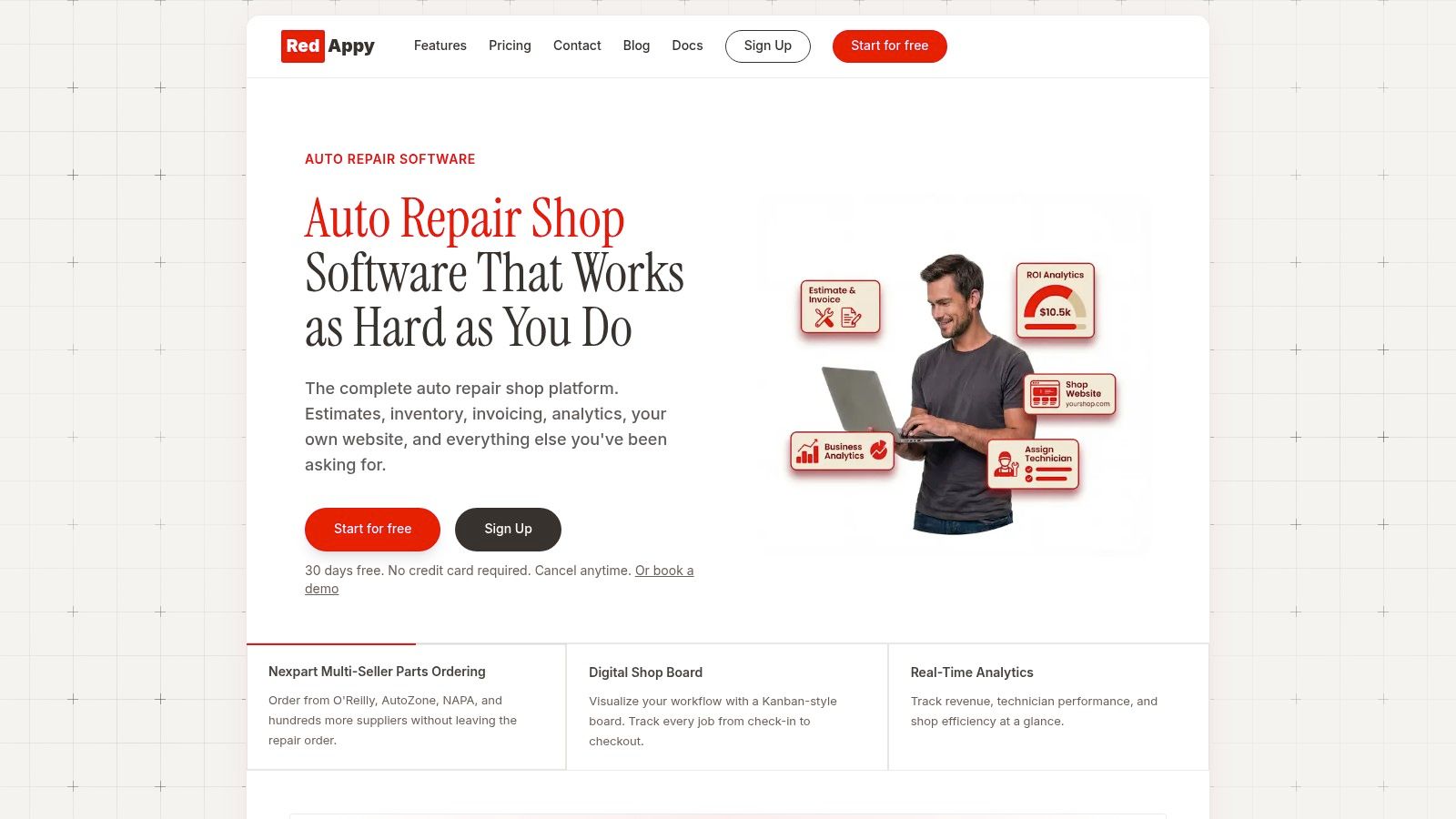 Screenshot from https://www.redappy.com